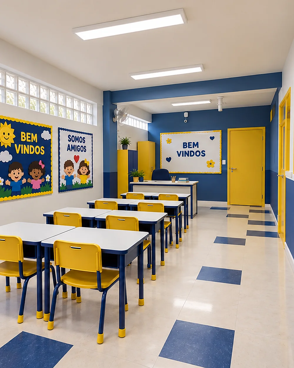 Sala de aula da Educação Infantil